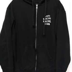 Anti Social Social Club Zip Up Hoodie